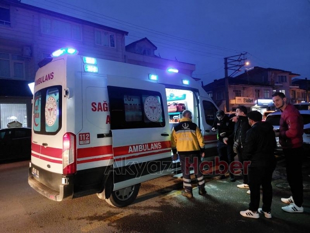 Ada Caddesinde kaza 2 yaralı