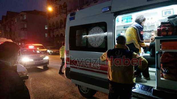 Ada Caddesinde kaza 2 yaralı
