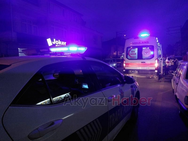 Ada Caddesinde kaza 2 yaralı