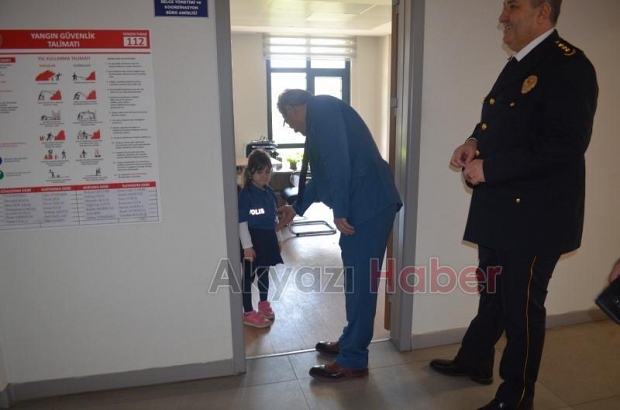 Polis Haftasında Akyazı’da Kalpler Bir Oldu