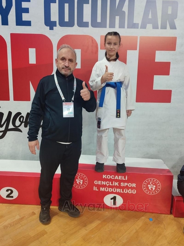 Akyazılı karateci Türkiye Şampiyonu oldu