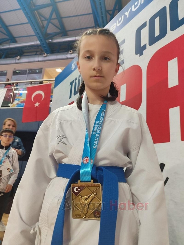 Akyazılı karateci Türkiye Şampiyonu oldu