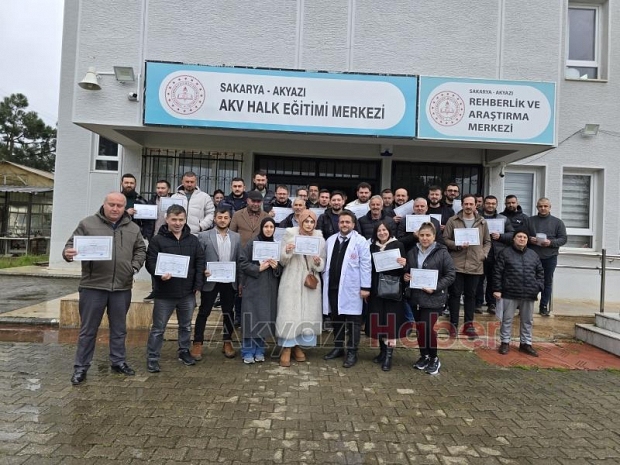 Akyazı Halk Eğitim Merkezi'nden emlak sektörüne 43 yeni profesyonel