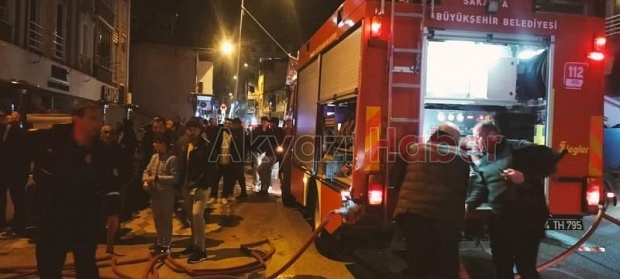 Yangın paniği; Alevler sardı