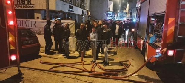 Yangın paniği; Alevler sardı