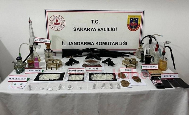 Sakarya'da uyuşturucu operasyonu
