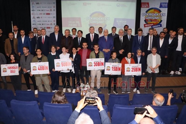 Çekirdekten Girişimci Proje Olimpiyatları yarışması ödülleri verildi