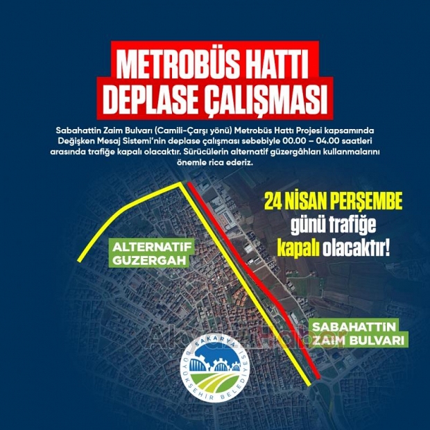 Dikkat Yenikent yolu trafiğe kapatılacak