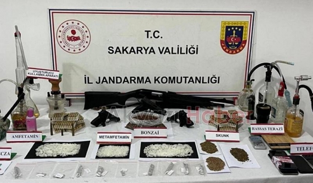 Sakarya'da uyuşturucu operasyonları