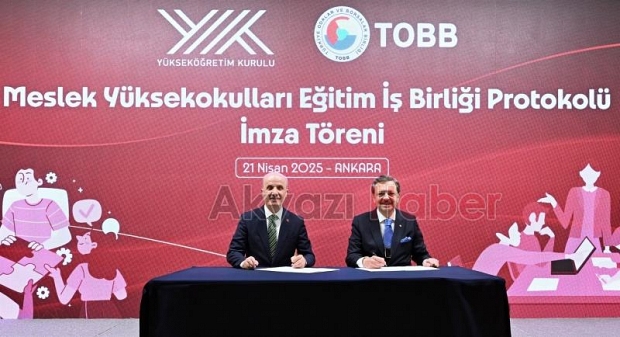Meslek Yüksekokulları Eğitim İşbirliği Protokolü imzalandı