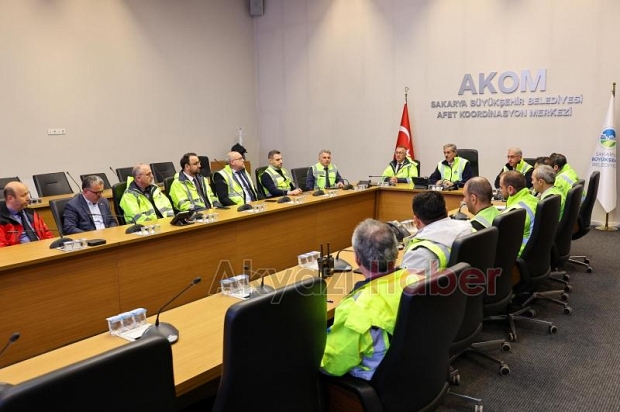 Sakarya'da kriz masası kuruldu