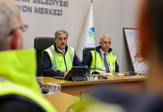 Sakarya'da kriz masası kuruldu