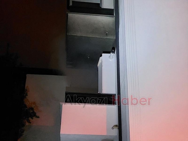 Yangında mahsur kalanlar kurtarıldı