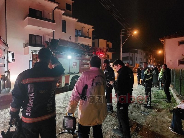 Yangında mahsur kalanlar kurtarıldı