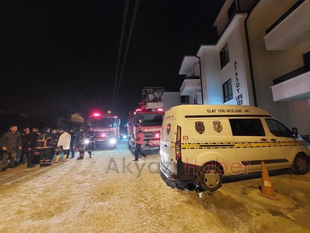 Yangında mahsur kalanlar kurtarıldı