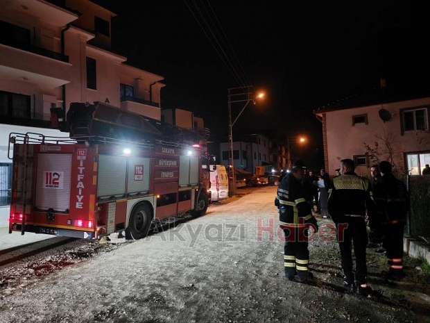 Yangında mahsur kalanlar kurtarıldı