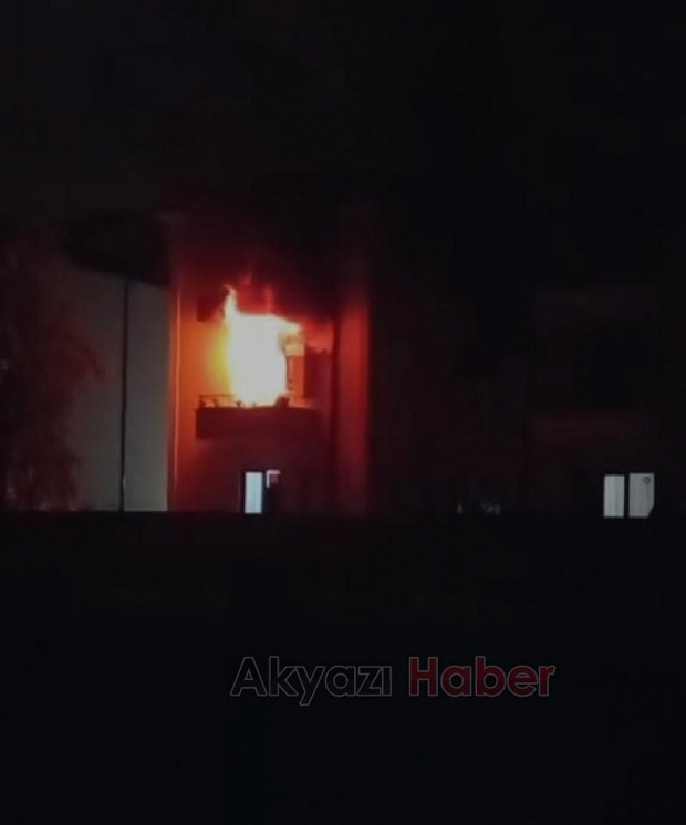 6 kişinin ölümden döndüğü yangında daire kül oldu!