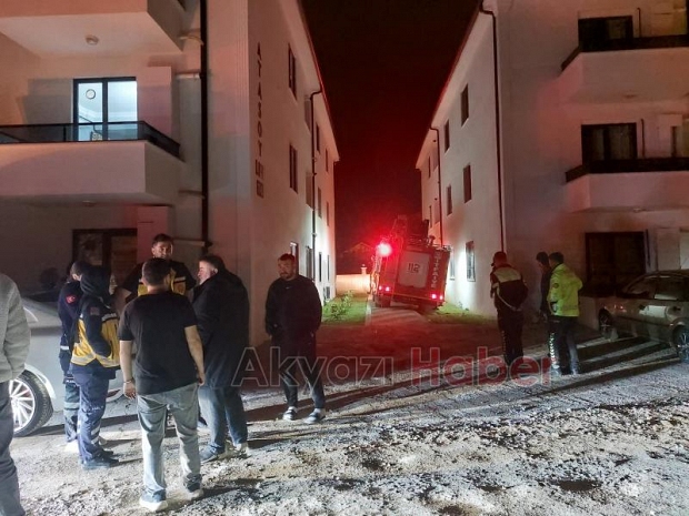 6 kişinin ölümden döndüğü yangında daire kül oldu!