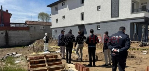 Temel kazasından insan kafatası çıktı