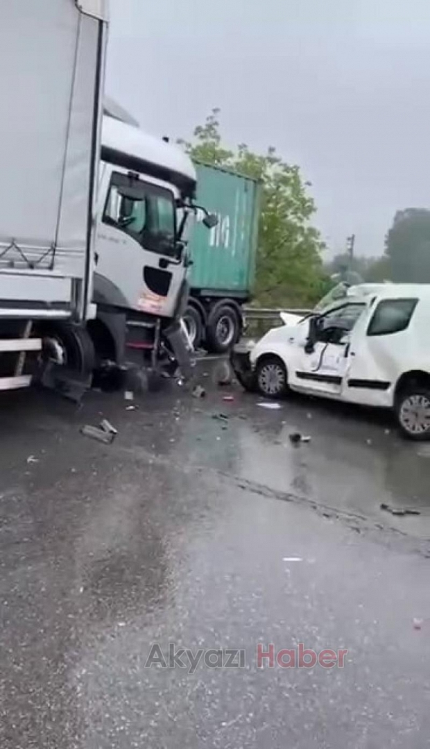 4 saatte 7 ayrı kaza meydana geldi