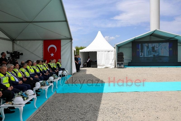 Sakarya'daki RES yatırımının açılışını Cumhurbaşkanı Erdoğan yaptı
