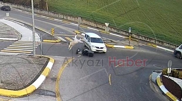 Emniyet paylaştı; Sakarya'daki kazalar kamerada