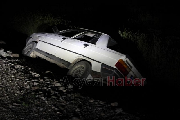 Ehliyetsiz gencin panik kaçışı kazayla bitti