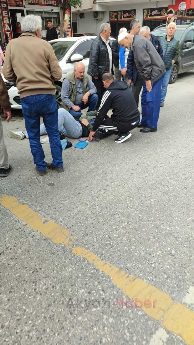 Ada Caddesinde kaza 1 yaralı