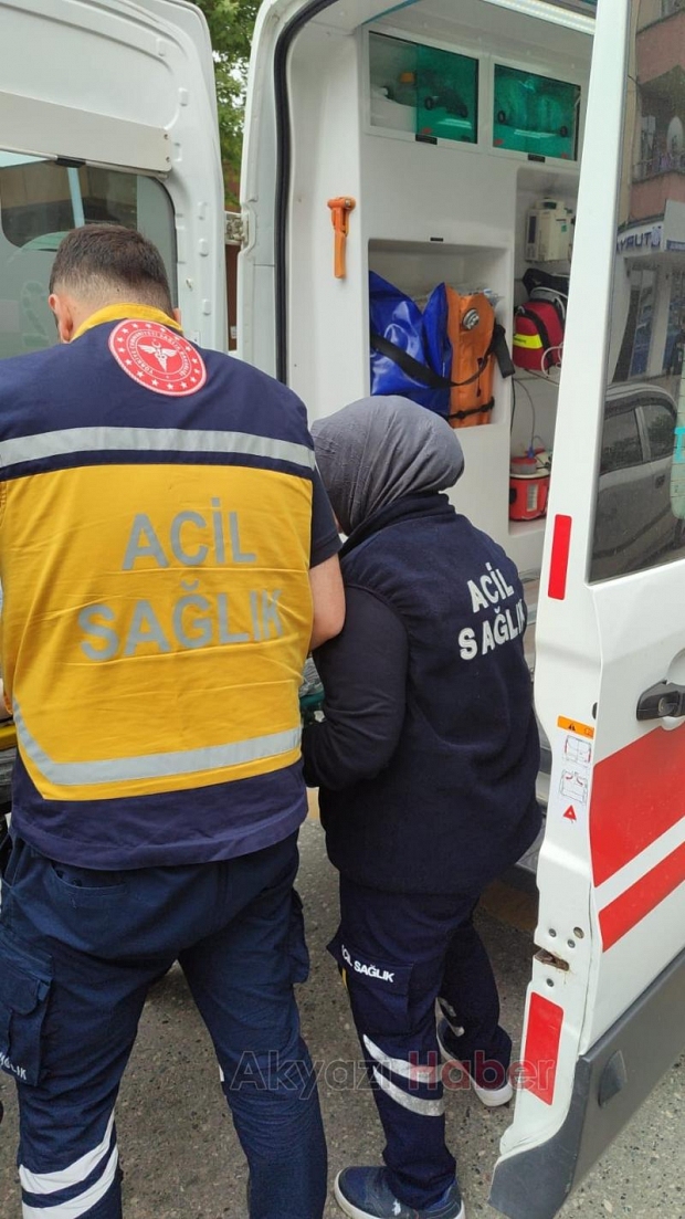 Ada Caddesinde kaza 1 yaralı