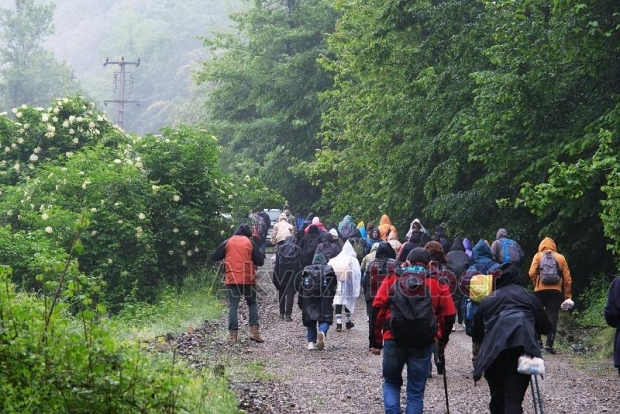 Doğançay Şelalesi’ni keşfettiler