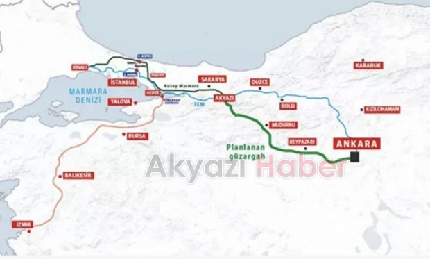 Akyazı Ankara arasına yapılacak yeni otoyol konforu artıracak