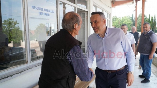 Yunus Tever Karapürçek'te vatandaşlarla buluştu