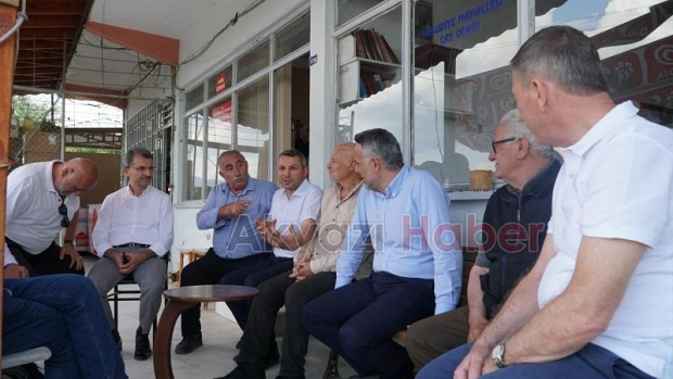 Yunus Tever Karapürçek'te vatandaşlarla buluştu