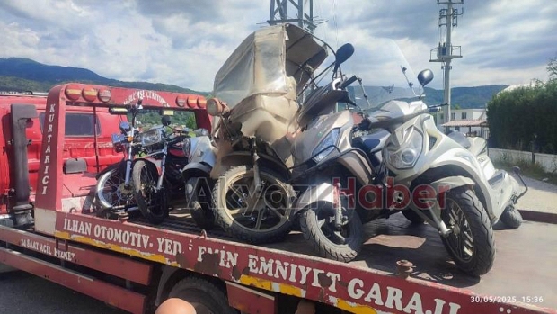 Akyazı'da jandarmadan abart egzoz denetimi
