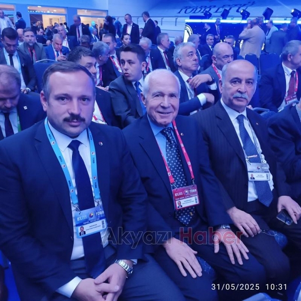 TOBB  Genel Kurulu'na katıldılar