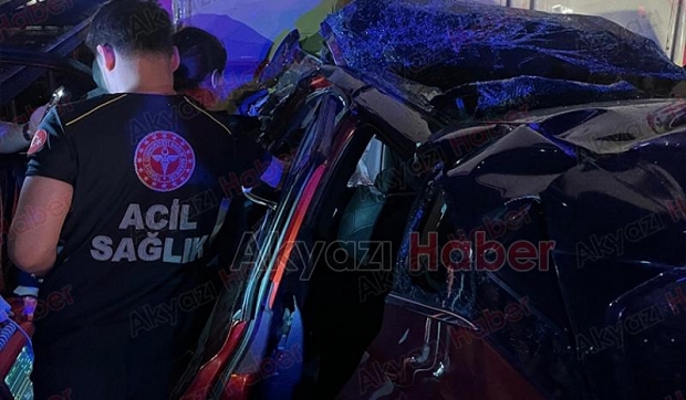 kamyona ok gibi saplandı: 1 ölü