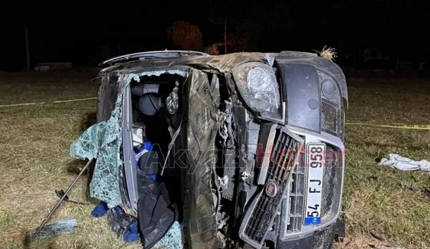Bayram öncesi feci kaza; Kadın öldü, koca ağır yaralı