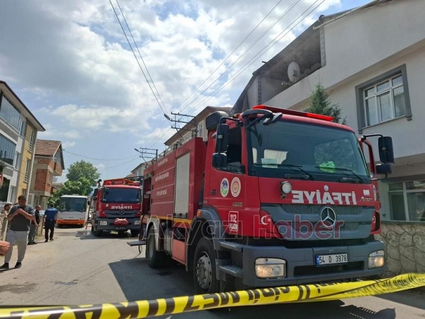 Bina yangını korkuttu