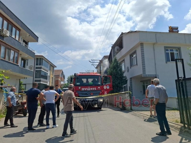 Bina yangını korkuttu