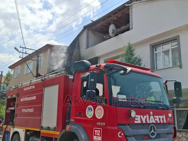 Bina yangını korkuttu