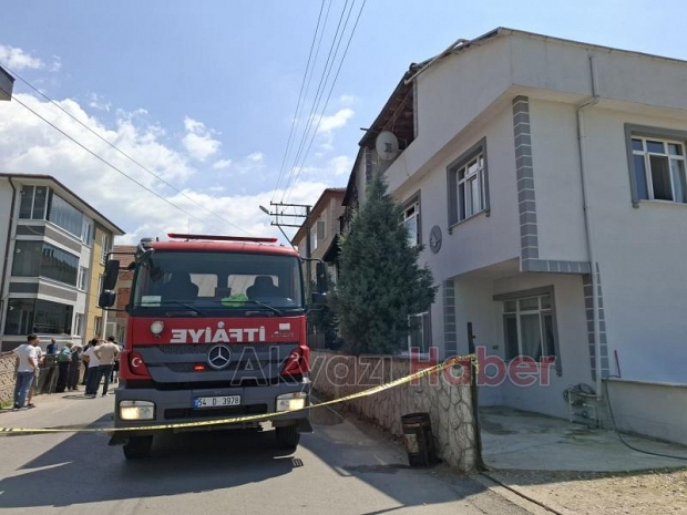 Bina yangını korkuttu