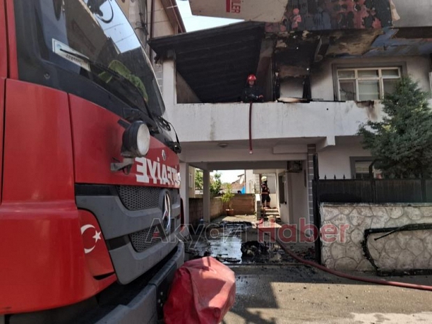 Bina yangını korkuttu