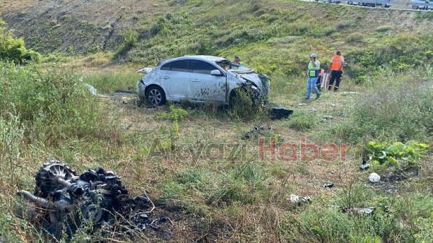 Kuzey Marmara Otoyolu'nda kaza: 4'ü ağır 8 yaralı