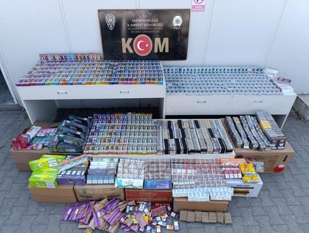 Sakarya da kaçakçılık operasyonu