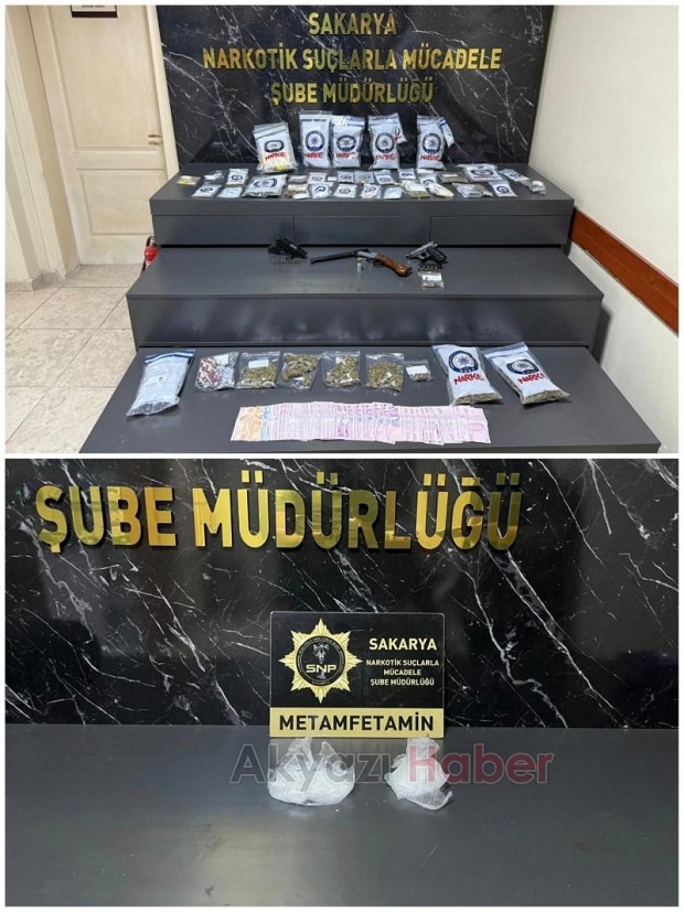 Sakarya'da büyük uyuşturucu operasyonu