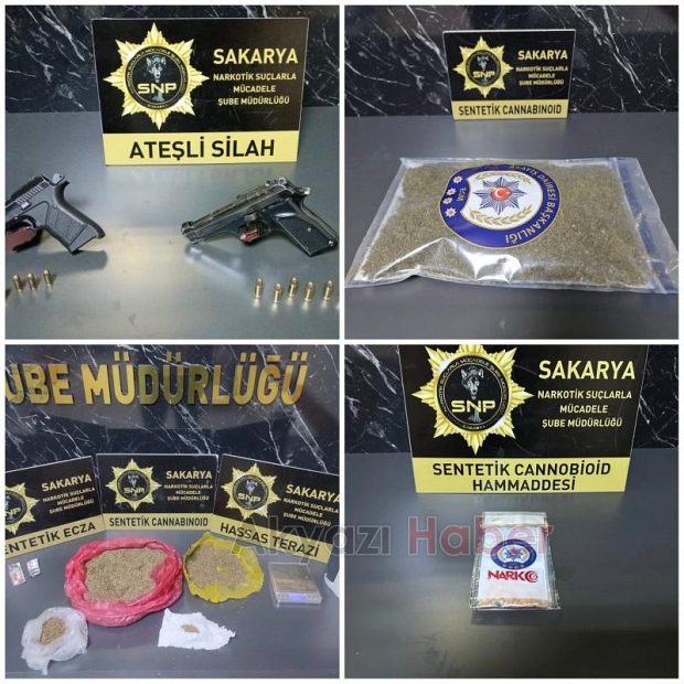 Sakarya'da büyük uyuşturucu operasyonu