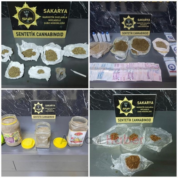 Sakarya'da büyük uyuşturucu operasyonu