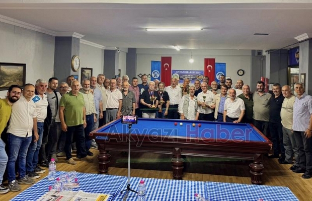 Ak Belde Geleneksel  4 Top Bilardo Turnuvası 'nda kazananlar belli oldu