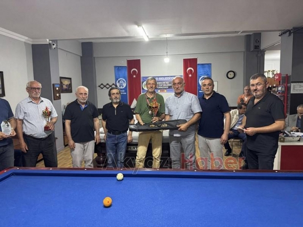 Ak Belde Geleneksel  4 Top Bilardo Turnuvası 'nda kazananlar belli oldu