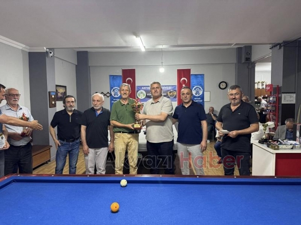 Ak Belde Geleneksel  4 Top Bilardo Turnuvası 'nda kazananlar belli oldu